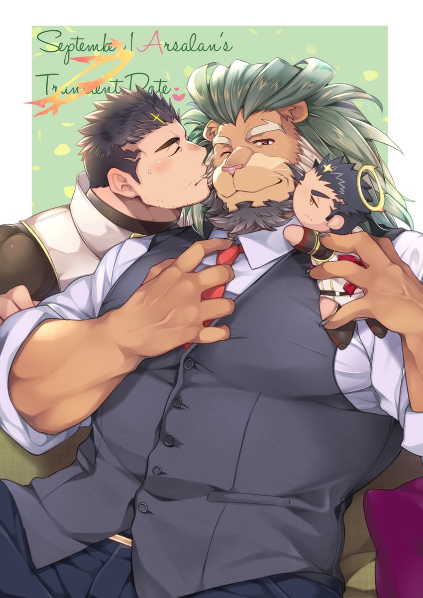 zabaniyya and arsalan (tokyo afterschool summoners) drawn by wafu_(youzora_samo18)