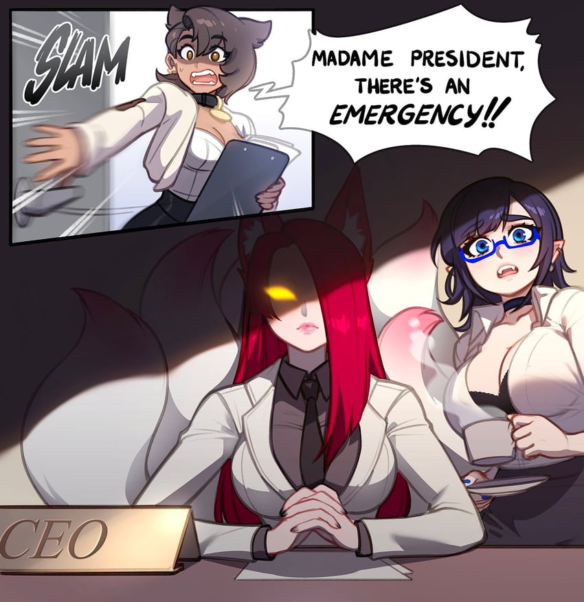 vivian seong and aspen (original and 1 more) drawn by blushyspicy