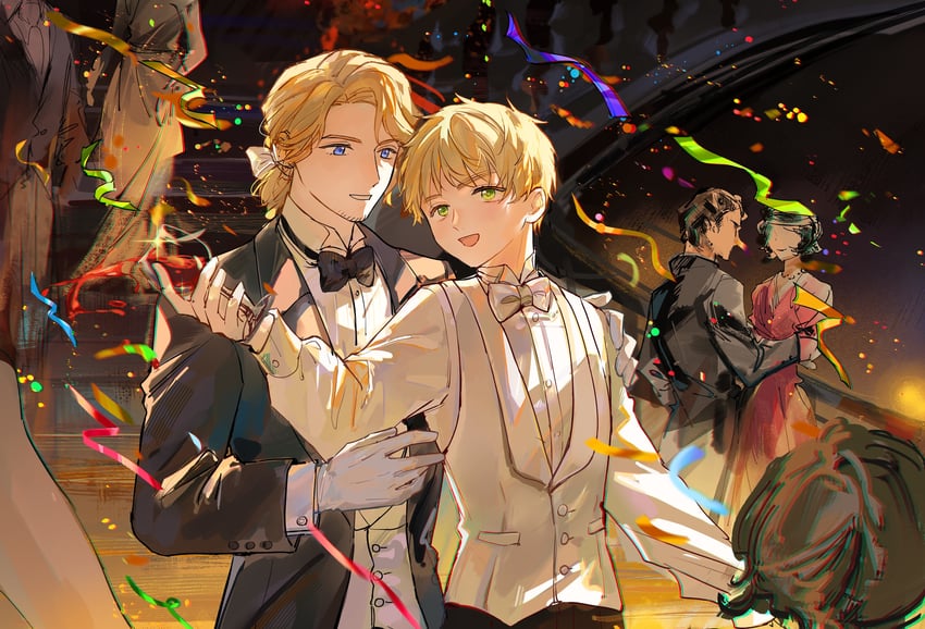 united kingdom and france (axis powers hetalia) drawn by cubed_(houkuaid)