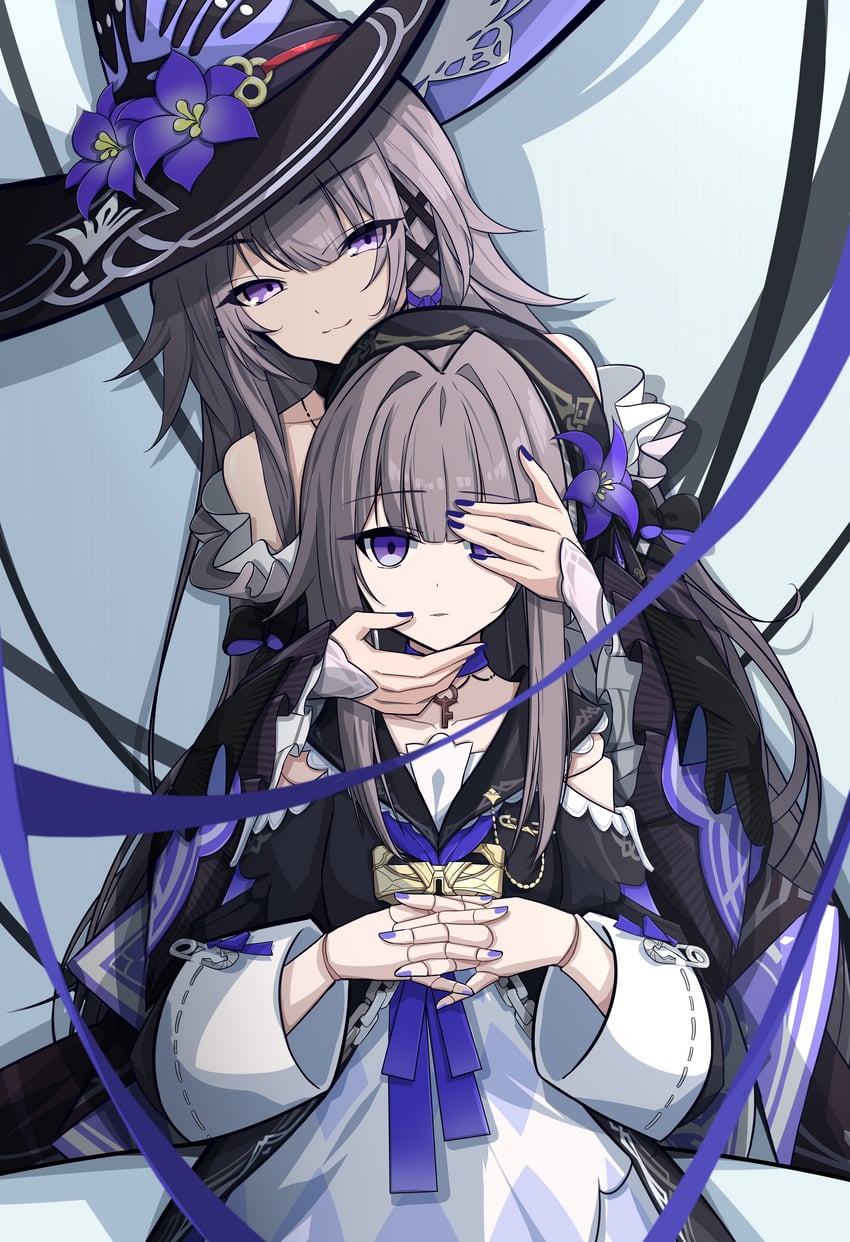 herta and the herta (honkai and 1 more) drawn by mutsu_aya