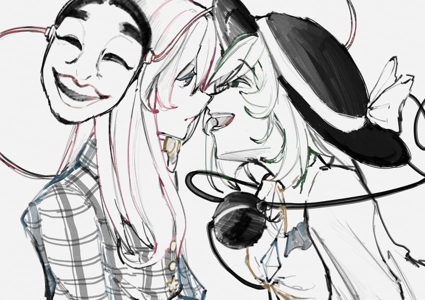 komeiji koishi and hata no kokoro (touhou) drawn by im_mo