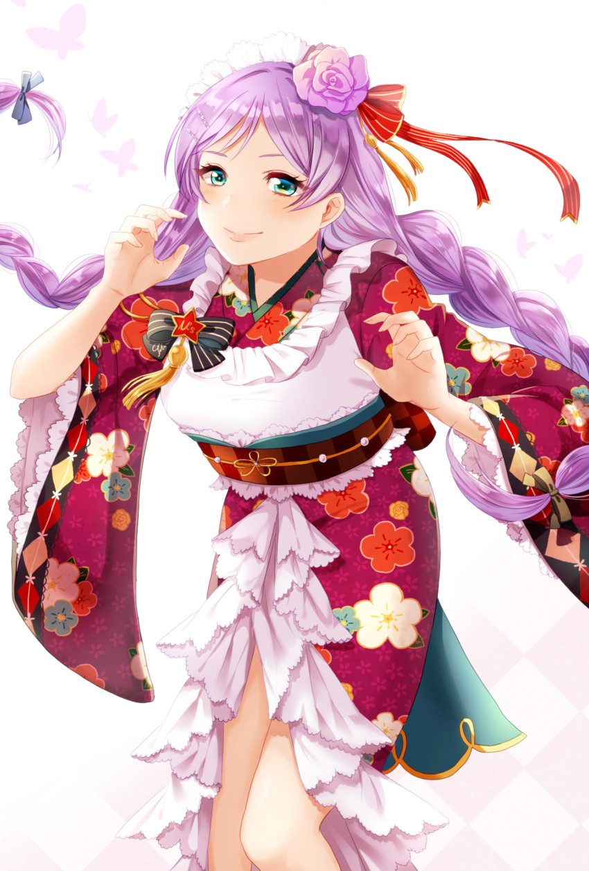 tojo nozomi (love live! and 1 more) drawn by natsu_(shamikana)