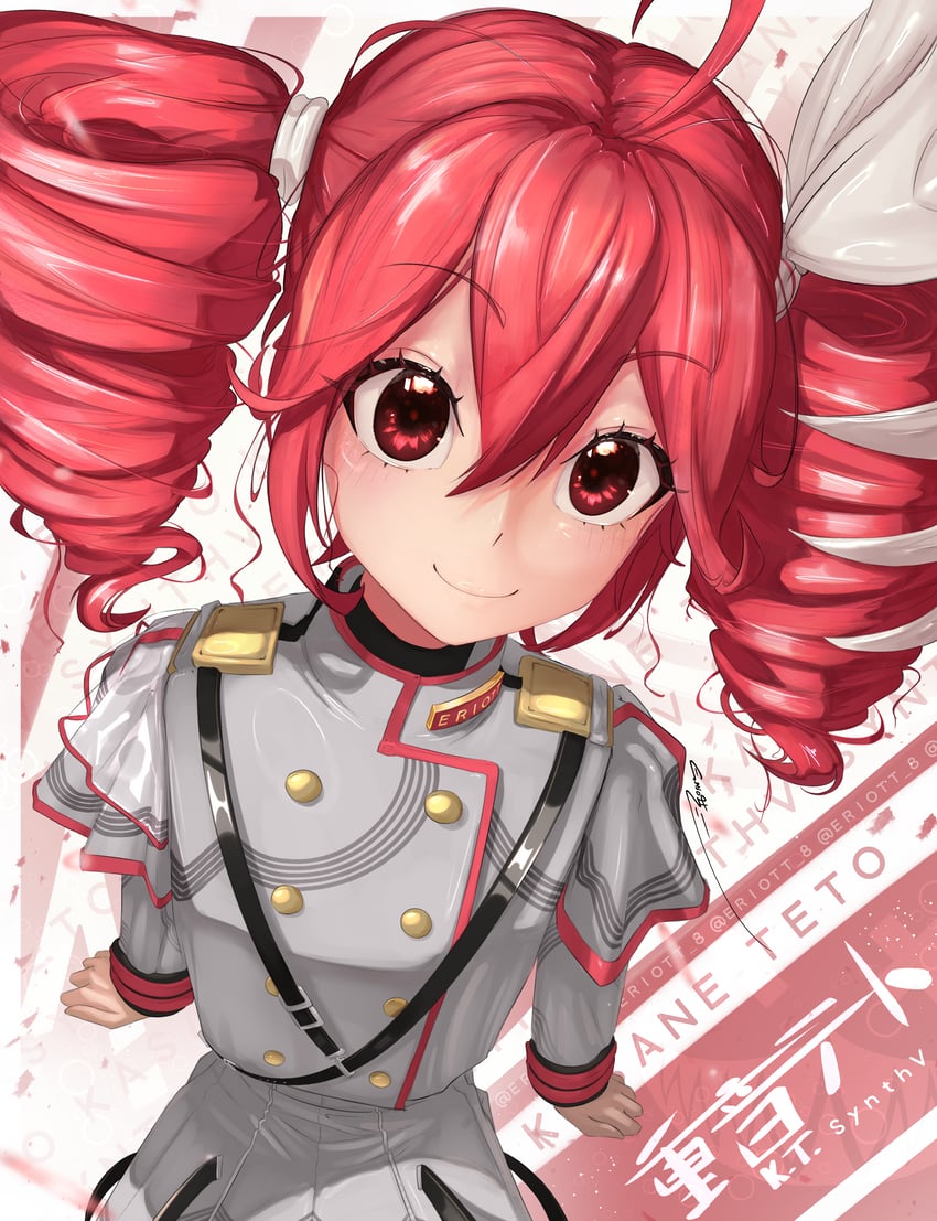 kasane teto (utau and 1 more) drawn by eriott