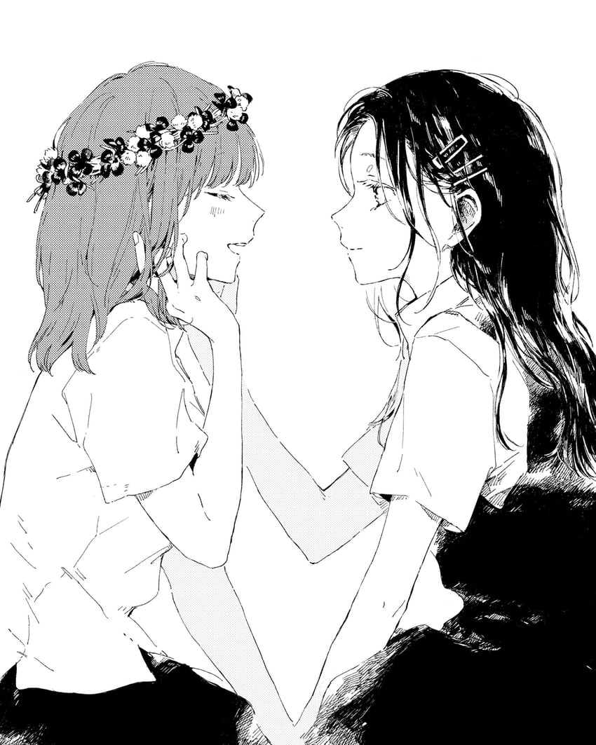 kousaka fuyuki and shirai eri (kono koi wo hoshi ni wa negawanai) drawn by kakmxxxny06
