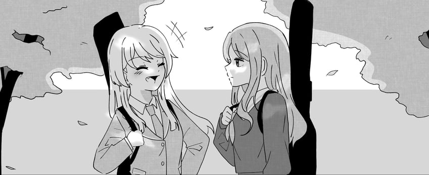 chihaya anon and nagasaki soyo (bang dream! and 1 more) drawn by hiseu24