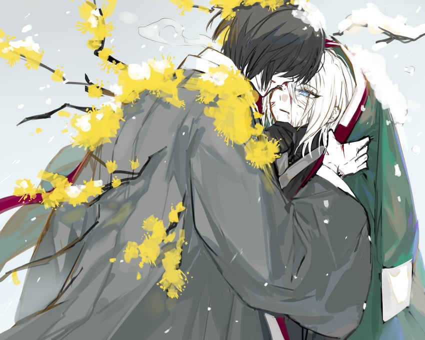 faust and yi sang (project moon and 1 more) drawn by sp0i0ppp