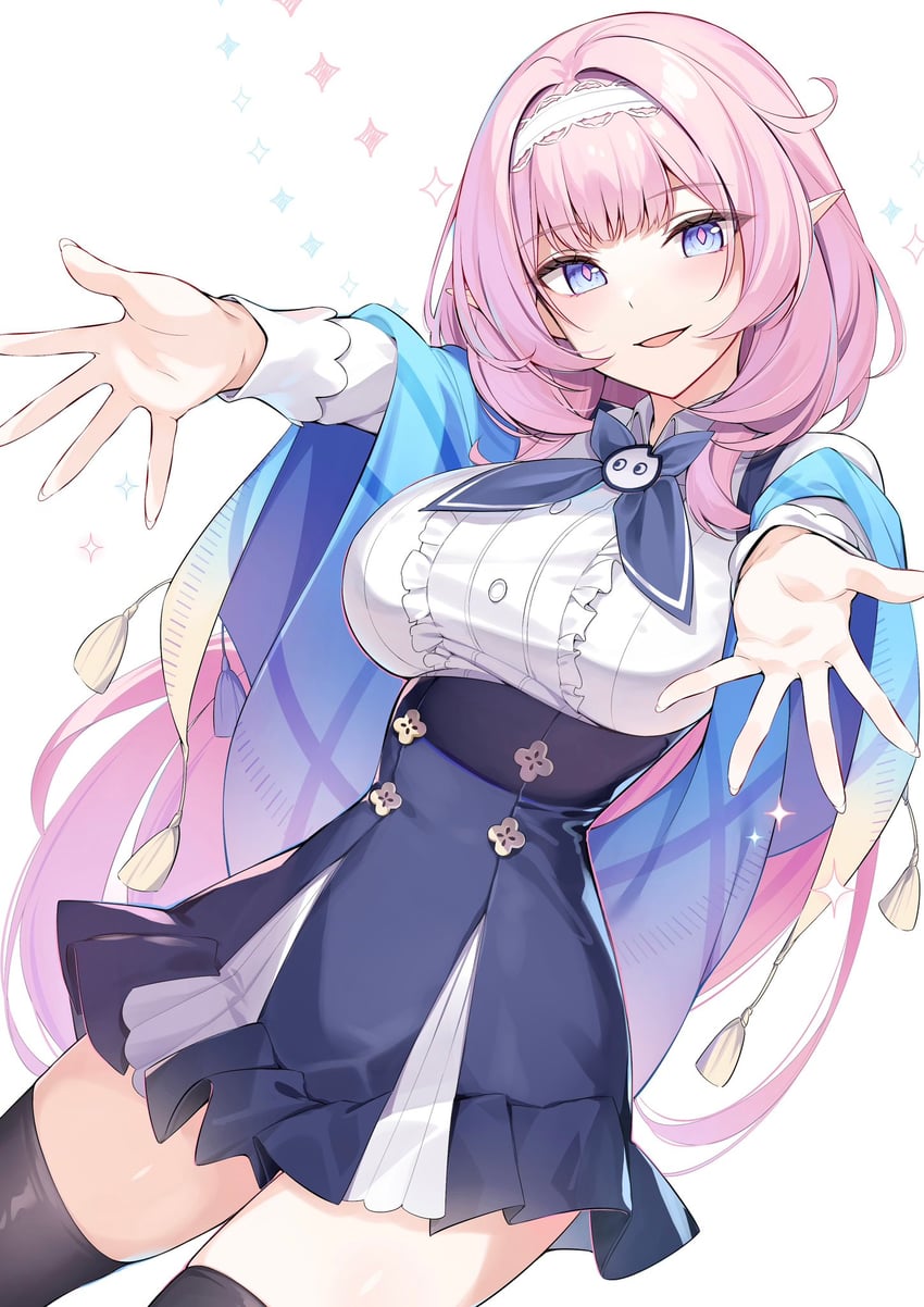 elysia (honkai and 1 more) drawn by tokitamago_(tokita_mago1)