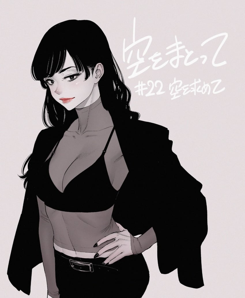 kamio rei (sora wo matotte) drawn by komi_shin'ya