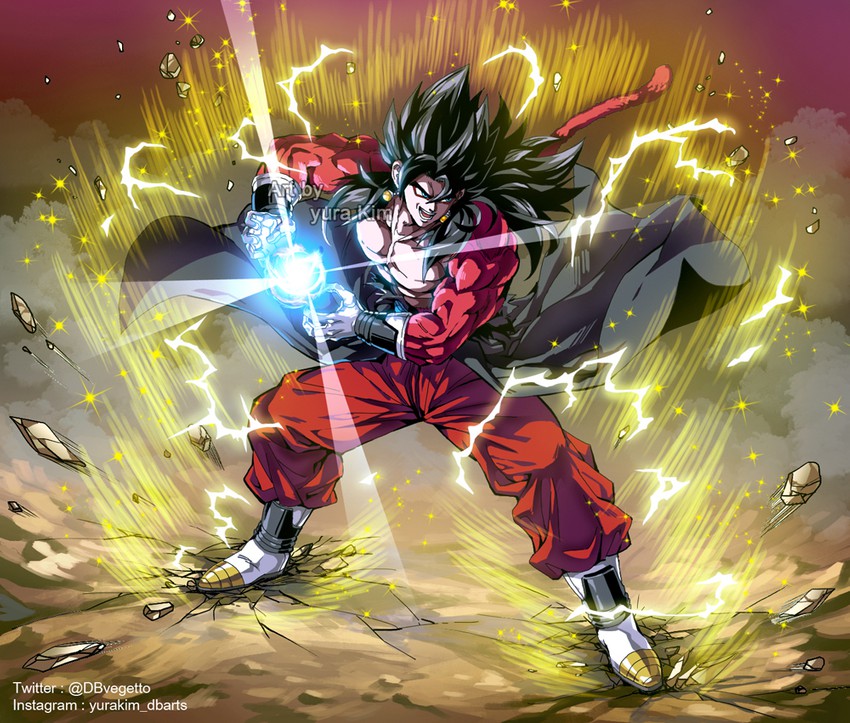vegetto (dragon ball and 1 more) drawn by kim_yura_(goddess_mechanic)