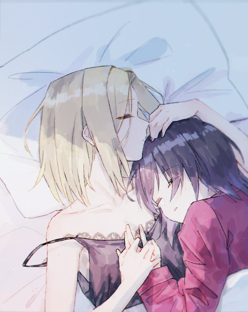 aoi erika and minase ichigo (heaven burns red) drawn by wbon