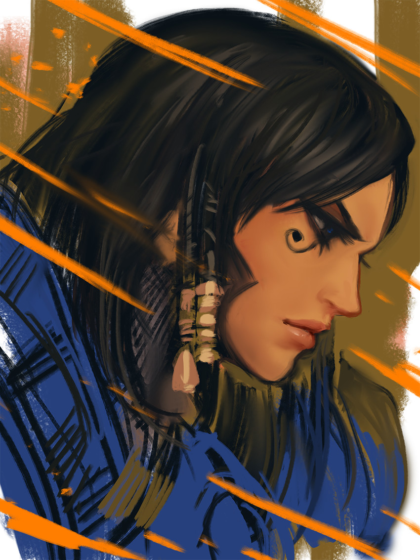 pharah (overwatch and 1 more) drawn by dopey_(dopq)