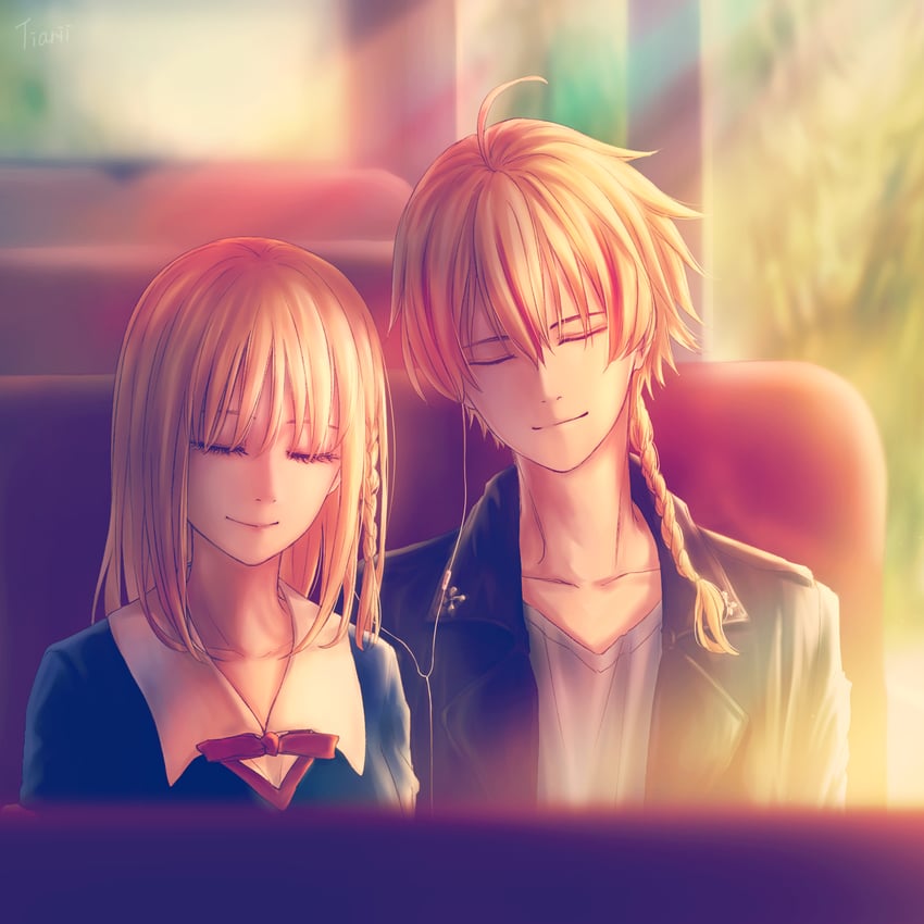 richard i and sajou ayaka (fate and 1 more) drawn by tiarii_art