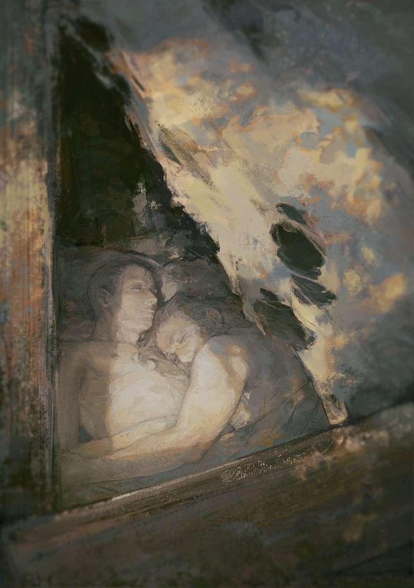 kim kitsuragi and harry du bois (disco elysium) drawn by creamyghost