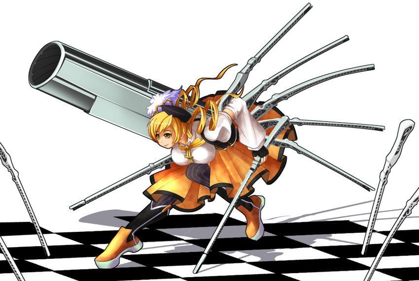 tomoe mami (mahou shoujo madoka magica) drawn by tom_(tominaga8901)