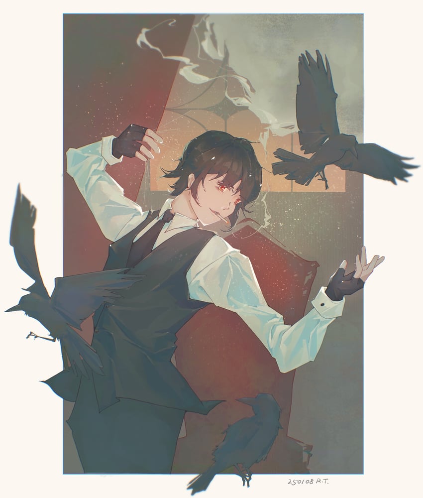 walter c. dornez (hellsing) drawn by gensou_getsumen_rt