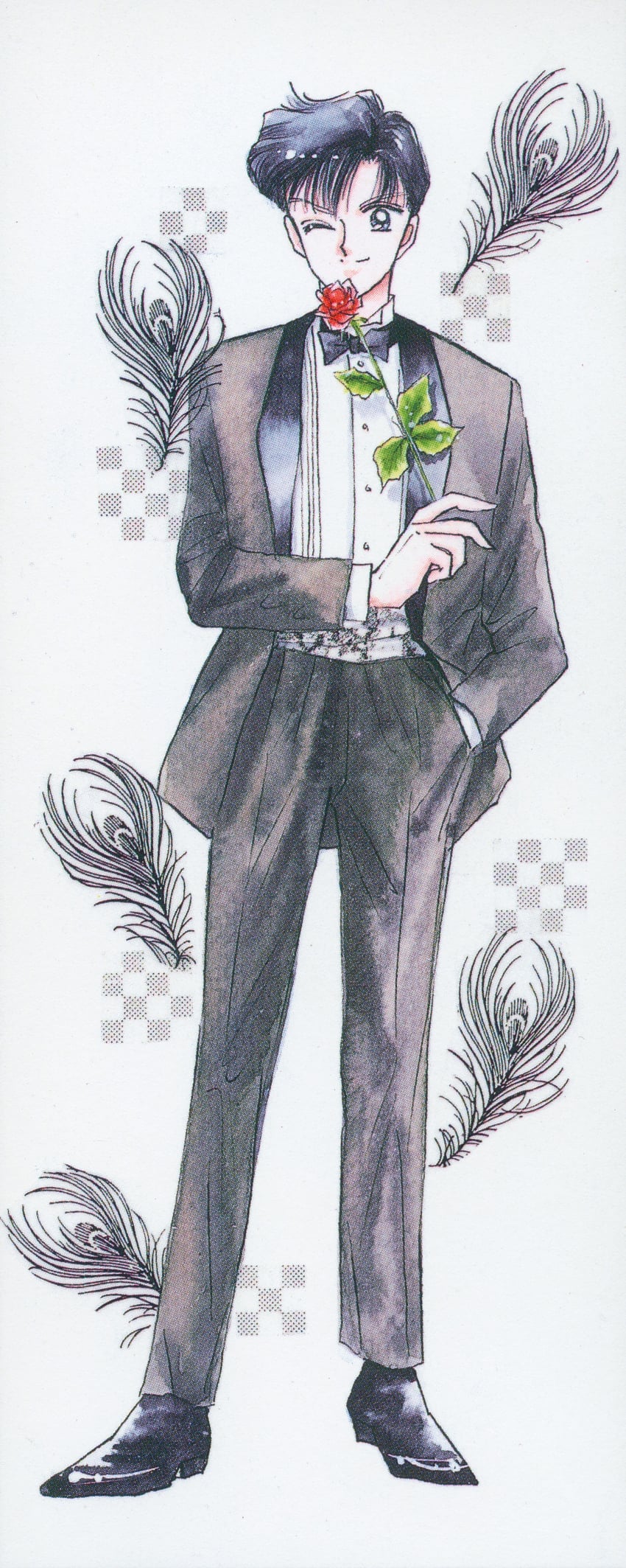 chiba mamoru (bishoujo senshi sailor moon) drawn by takeuchi_naoko