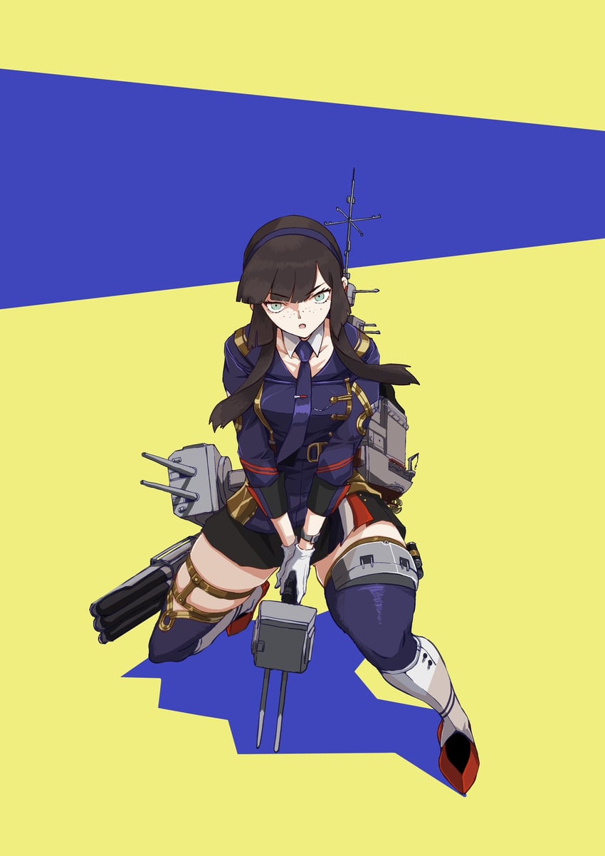 mogador and mogador kai (kantai collection) drawn by boushi-ya