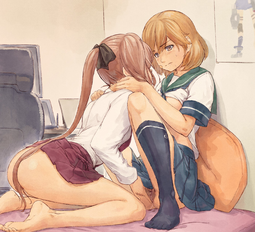 akigumo and oboro (kantai collection) drawn by wa_(kuroirokedama)