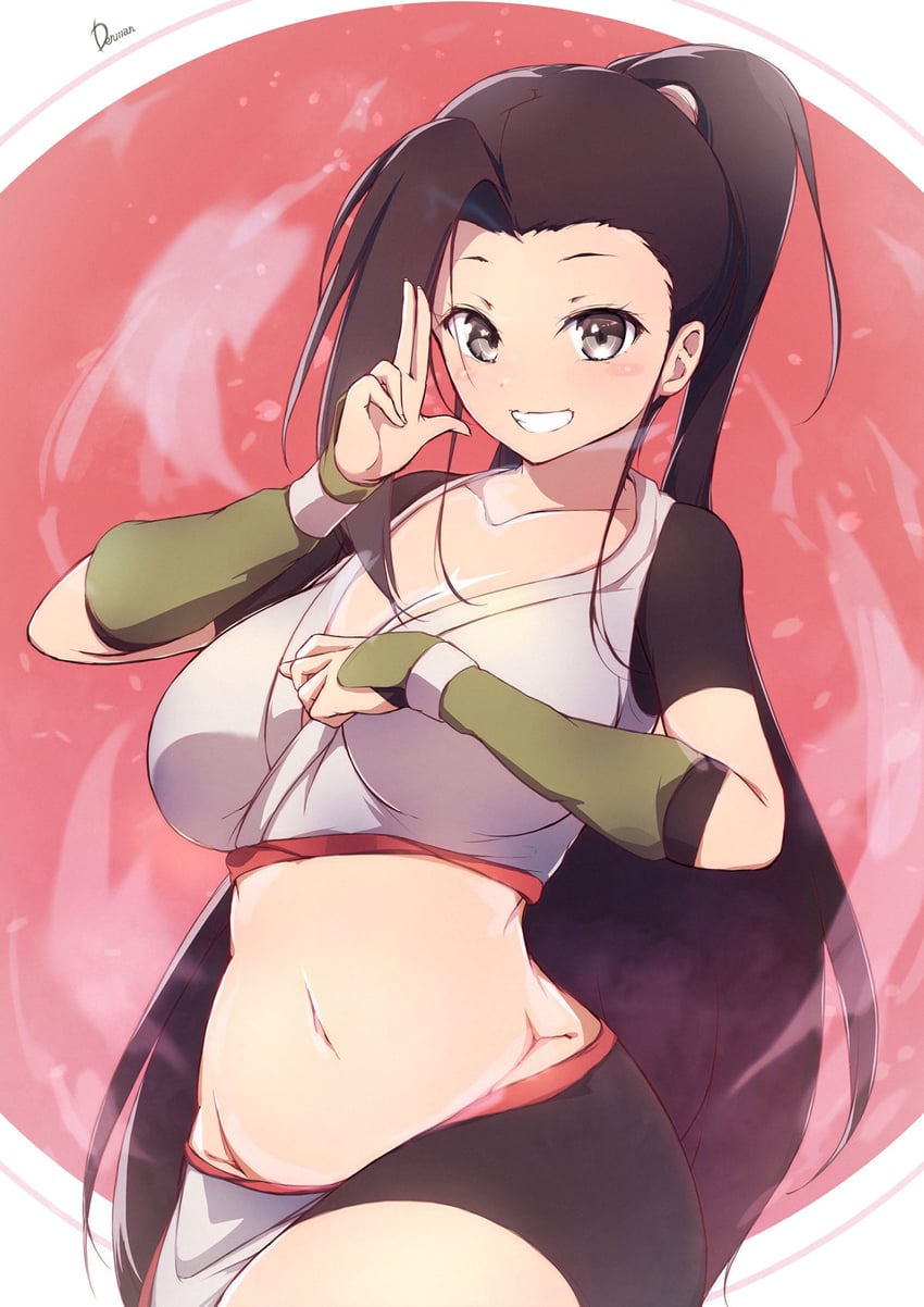 tsubaki (kunoichi tsubaki no mune no uchi) drawn by dermar