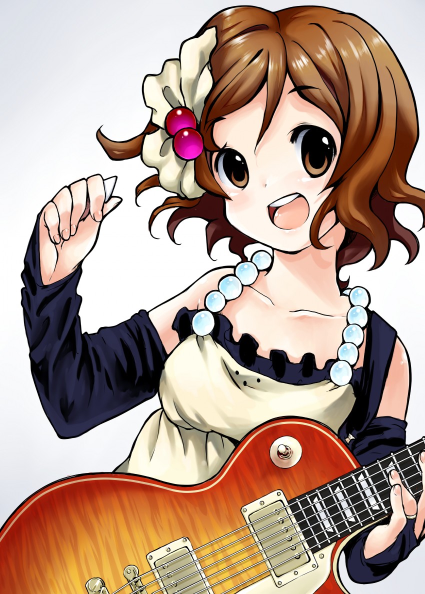 hirasawa yui (k-on!) drawn by mosho