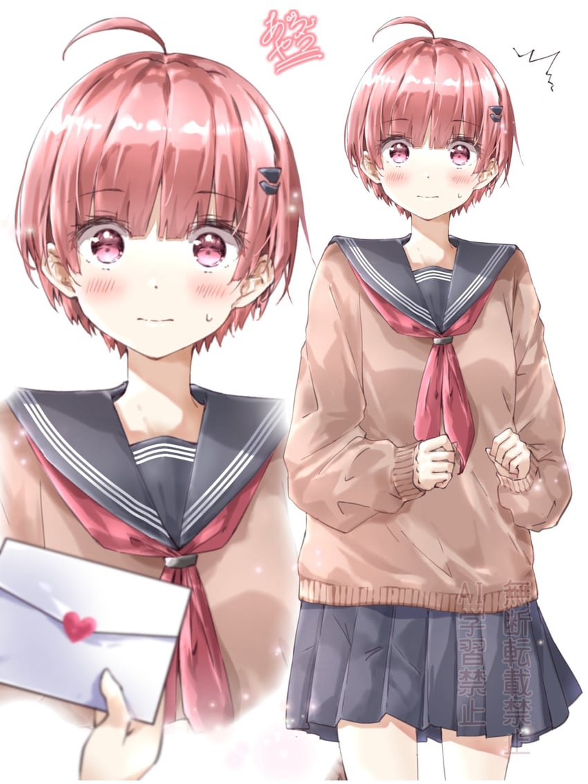 ooshima minori (heaven burns red) drawn by joshik_ank