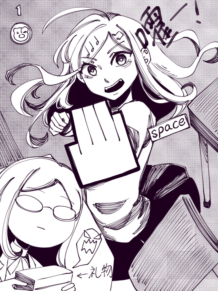 akamatsu kaede and shirogane tsumugi (danganronpa and 1 more) drawn by bsyt41