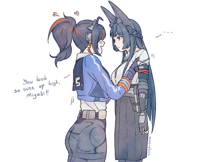 hoshimi miyabi and zhu yuan (zenless zone zero) drawn by moccobea