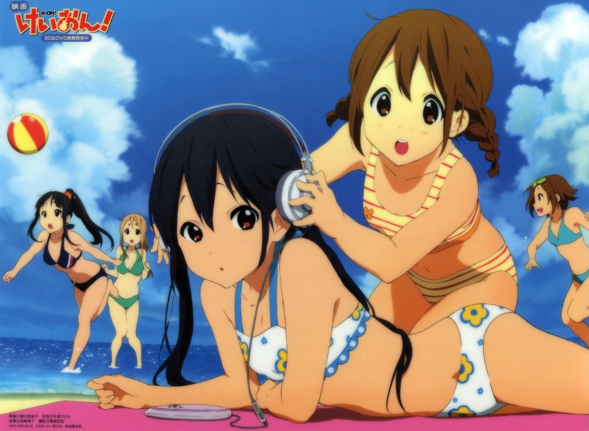 akiyama mio, nakano azusa, hirasawa yui, tainaka ritsu, and kotobuki tsumugi (k-on!) drawn by horiguchi_yukiko