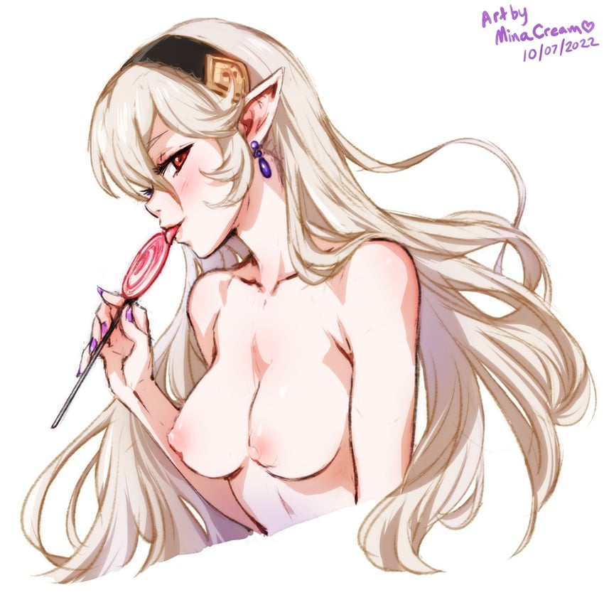 female corrin (fire emblem and 1 more) drawn by mina_cream