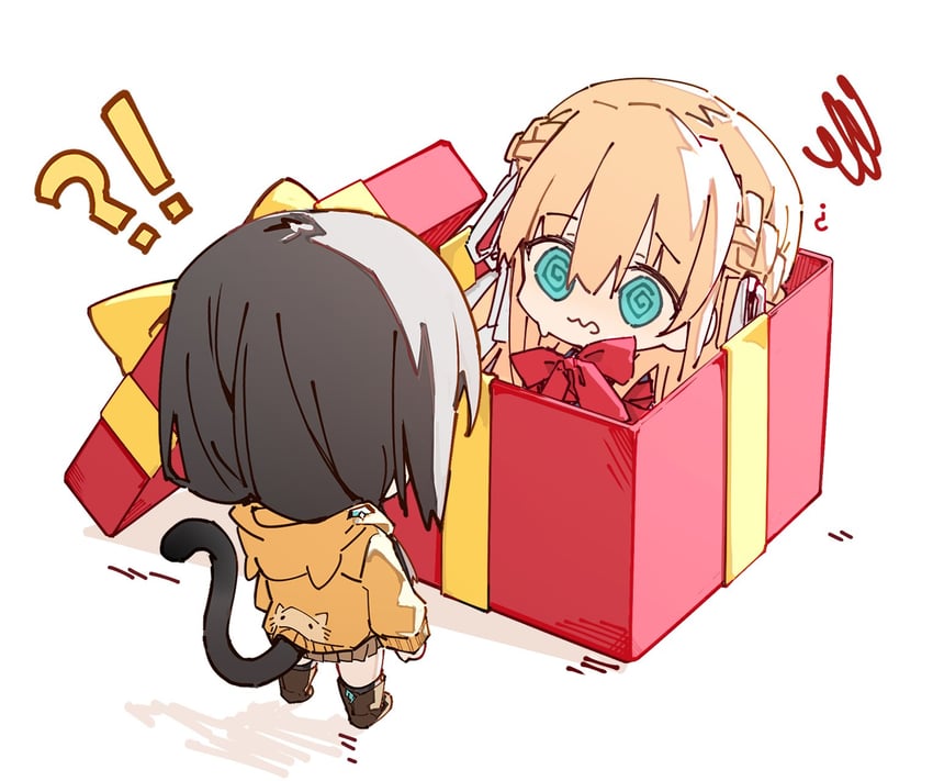asakura karen and toujou tsukasa (heaven burns red) drawn by wuubaiwan