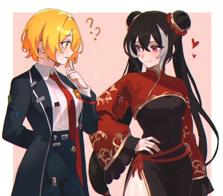 don quixote and jia xichun (project moon and 1 more) drawn by past_desiderium
