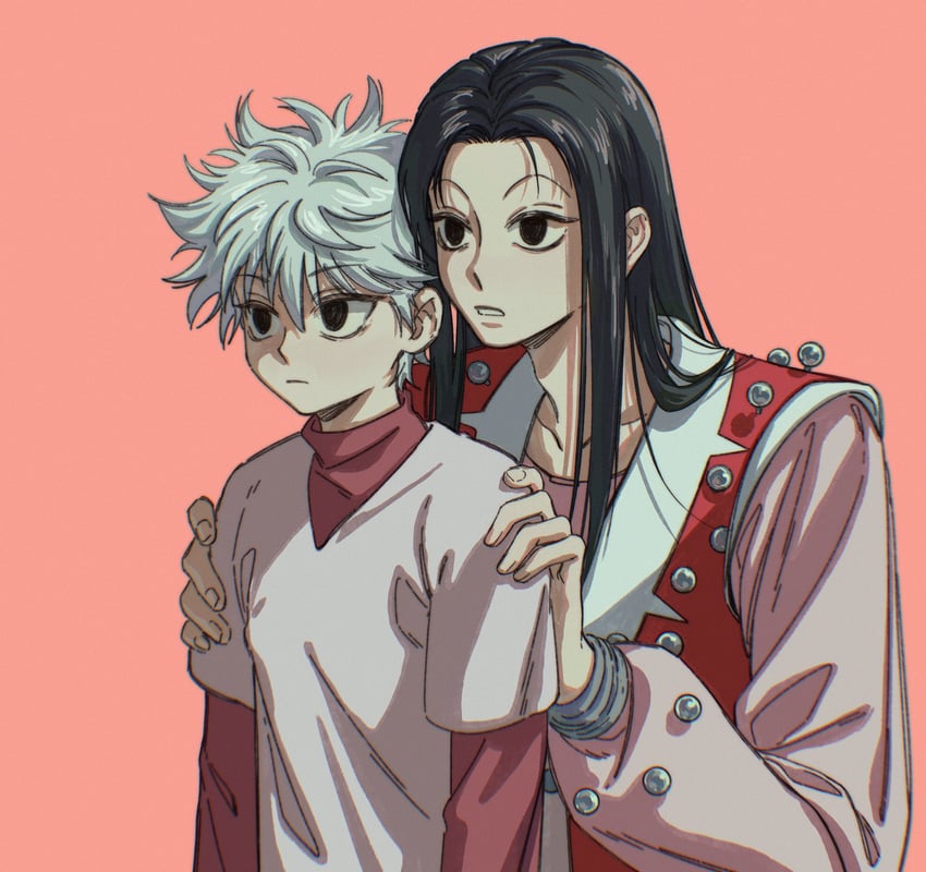 killua zoldyck and illumi zoldyck (hunter x hunter) drawn by ctfsxxrt