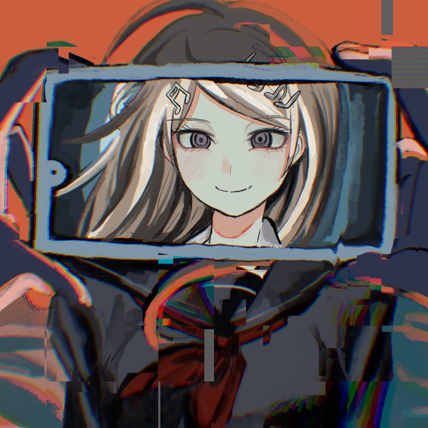 akamatsu kaede (danganronpa and 1 more) drawn by egao_(nsazrs)
