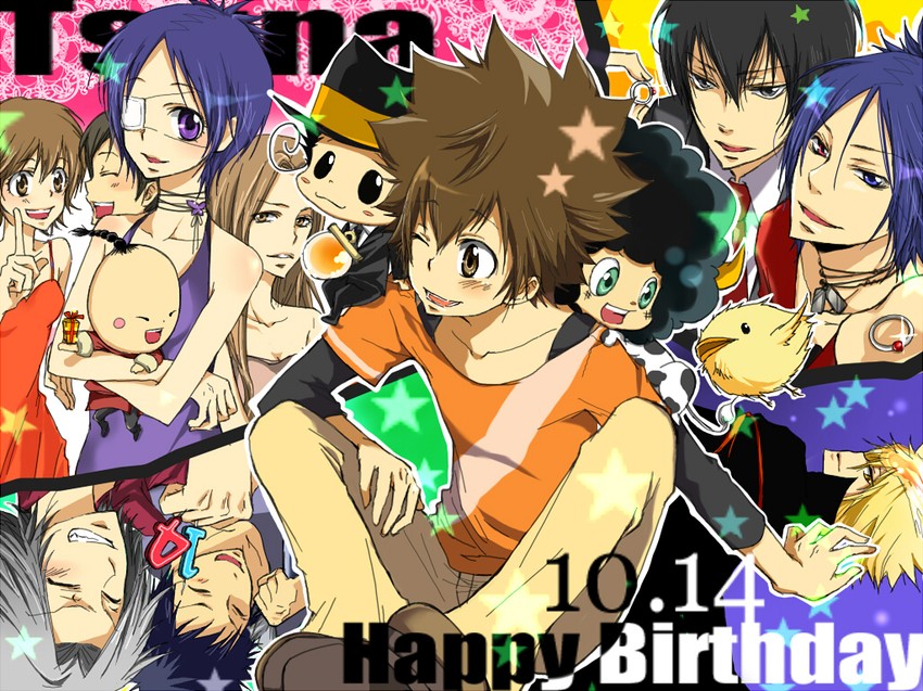 chrome dokuro, sawada tsunayoshi, rokudou mukuro, hibari kyouya, gokudera hayato, and 9 more (katekyo hitman reborn!)