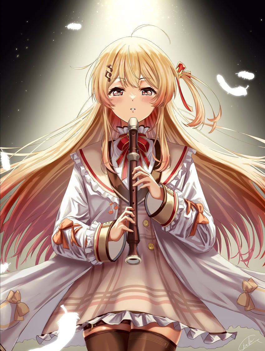 otonose kanade (hololive and 1 more) drawn by aria_honmono