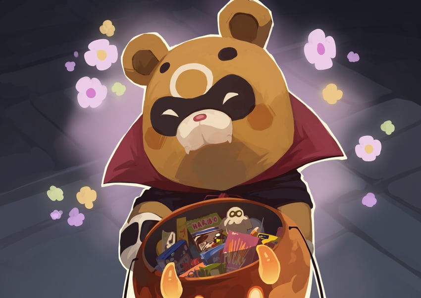 guoba (genshin impact and 1 more) drawn by skyler