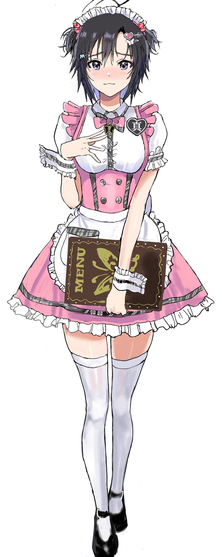 kikuchi makoto (idolmaster and 2 more) drawn by hitodama_(madatohi)