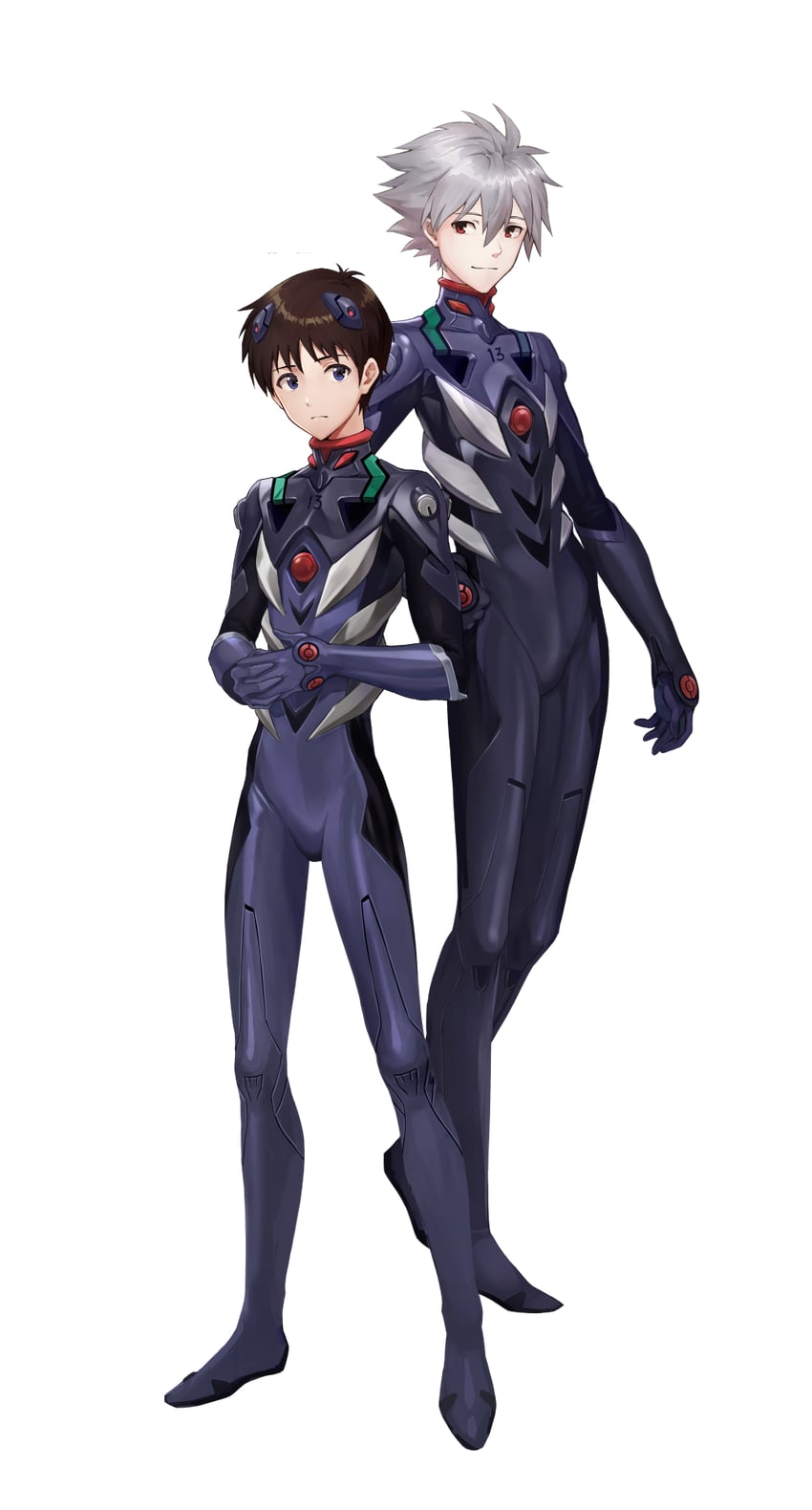 ikari shinji and nagisa kaworu (neon genesis evangelion and 3 more)