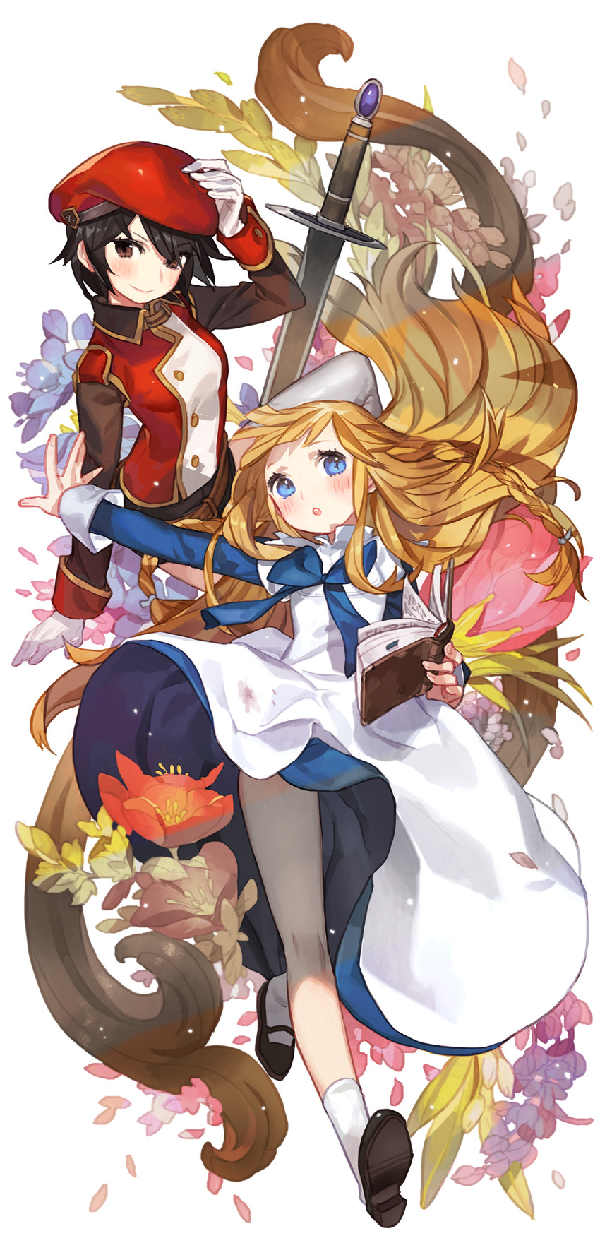 ispin charles and tichiel juspian (tales weaver) drawn by gwayo