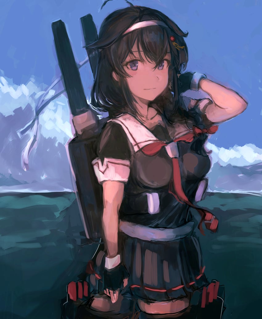 shigure and shigure kai ni (kantai collection) drawn by moor