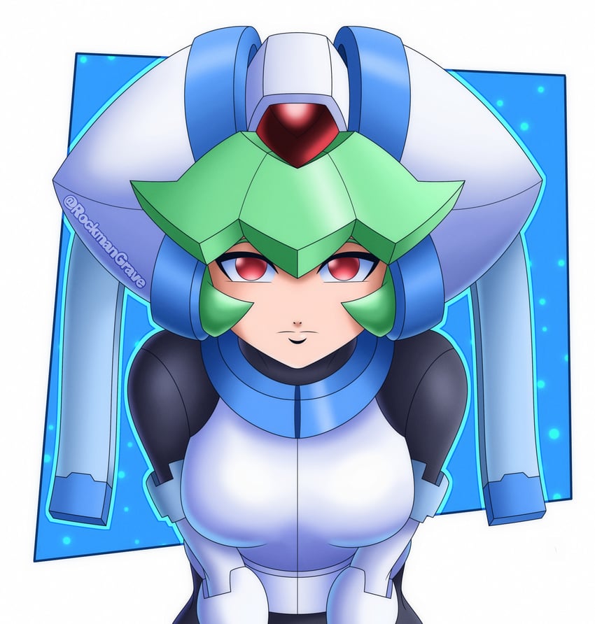 pandora and model w (mega man and 1 more) drawn by rockmangrave
