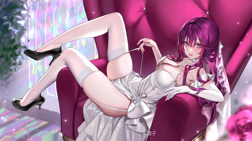 kafka (honkai and 1 more) drawn by ringeko-chan