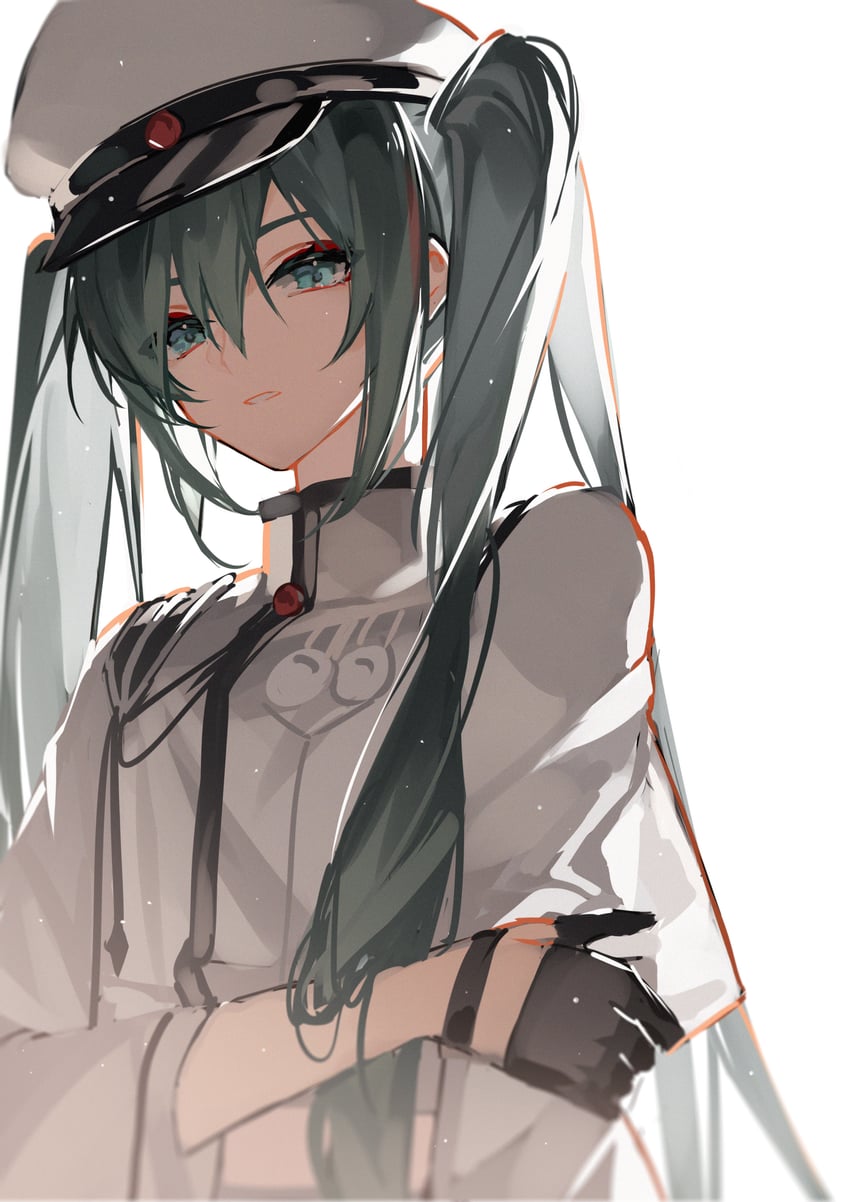 hatsune miku (vocaloid and 1 more) drawn by kazenemuri
