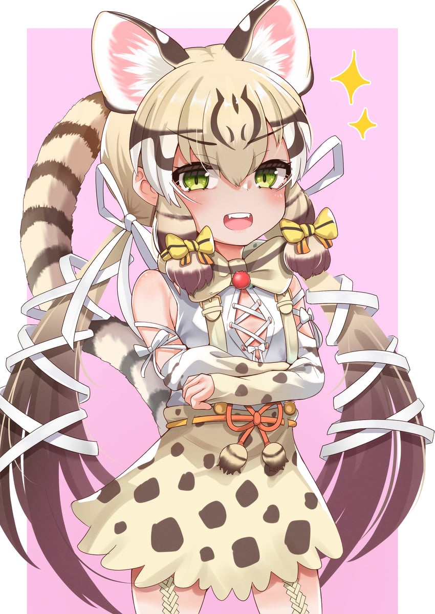 geoffroy's cat (kemono friends and 1 more) drawn by darus5