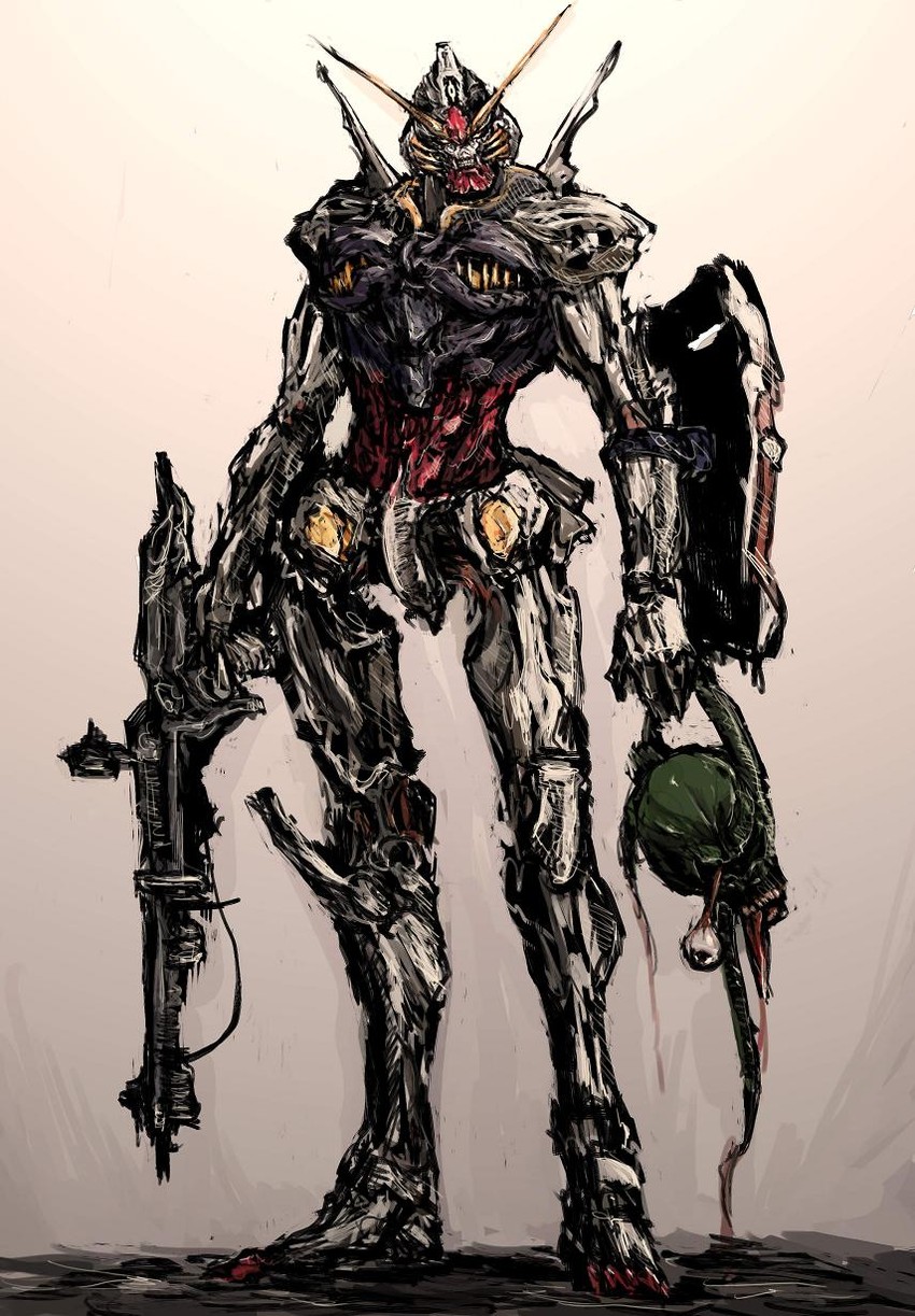 rx-78-2 gundam (gundam and 1 more) drawn by moto_murabito