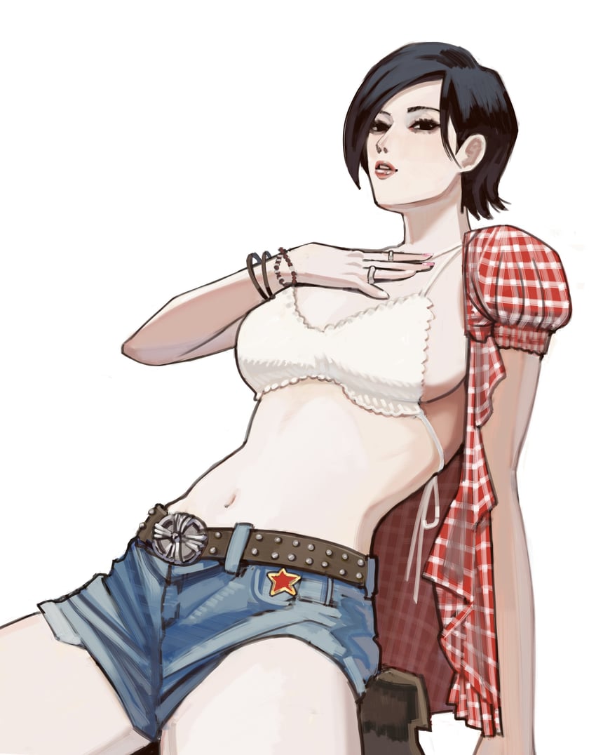 ada wong and kwon eun-bi (real life and 2 more) drawn by xyanaid