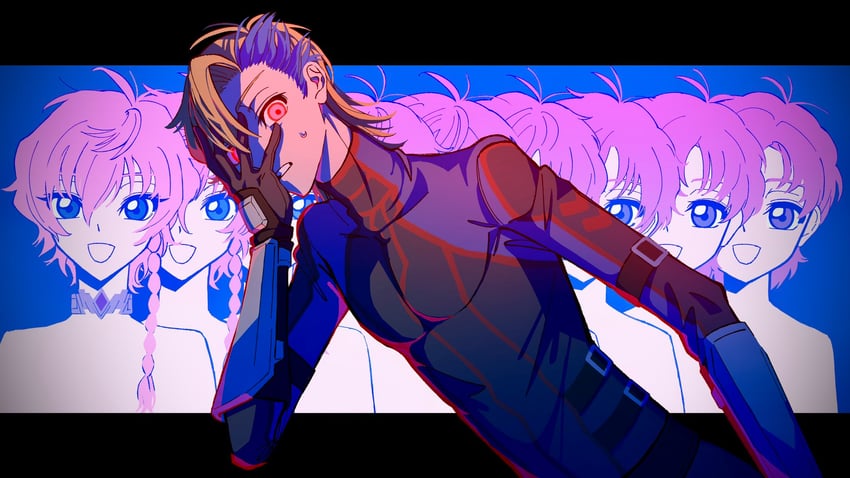 ash phoenix and roze (code geass and 1 more) drawn by nmexemn