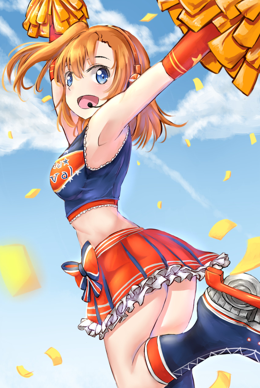 kosaka honoka (love live! and 2 more) drawn by i.f.s.f