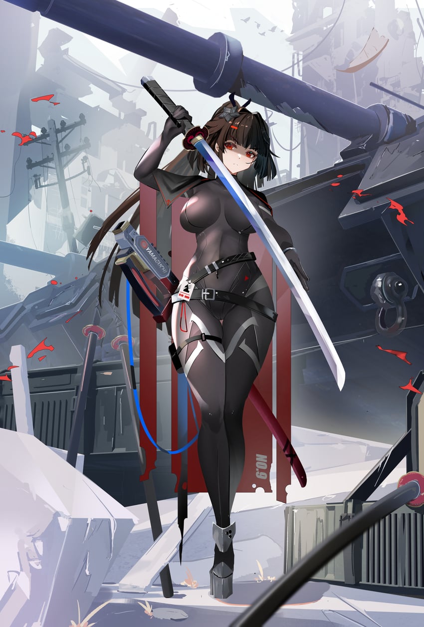 yamaguchi ryoko (tatakau ni atai suru) drawn by sabou_san-shitsu_kokoro