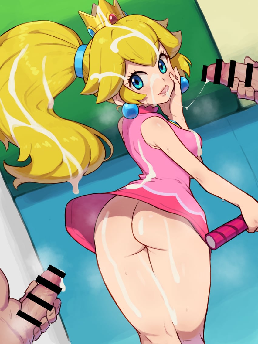 princess peach (mario and 1 more) drawn by chiwino